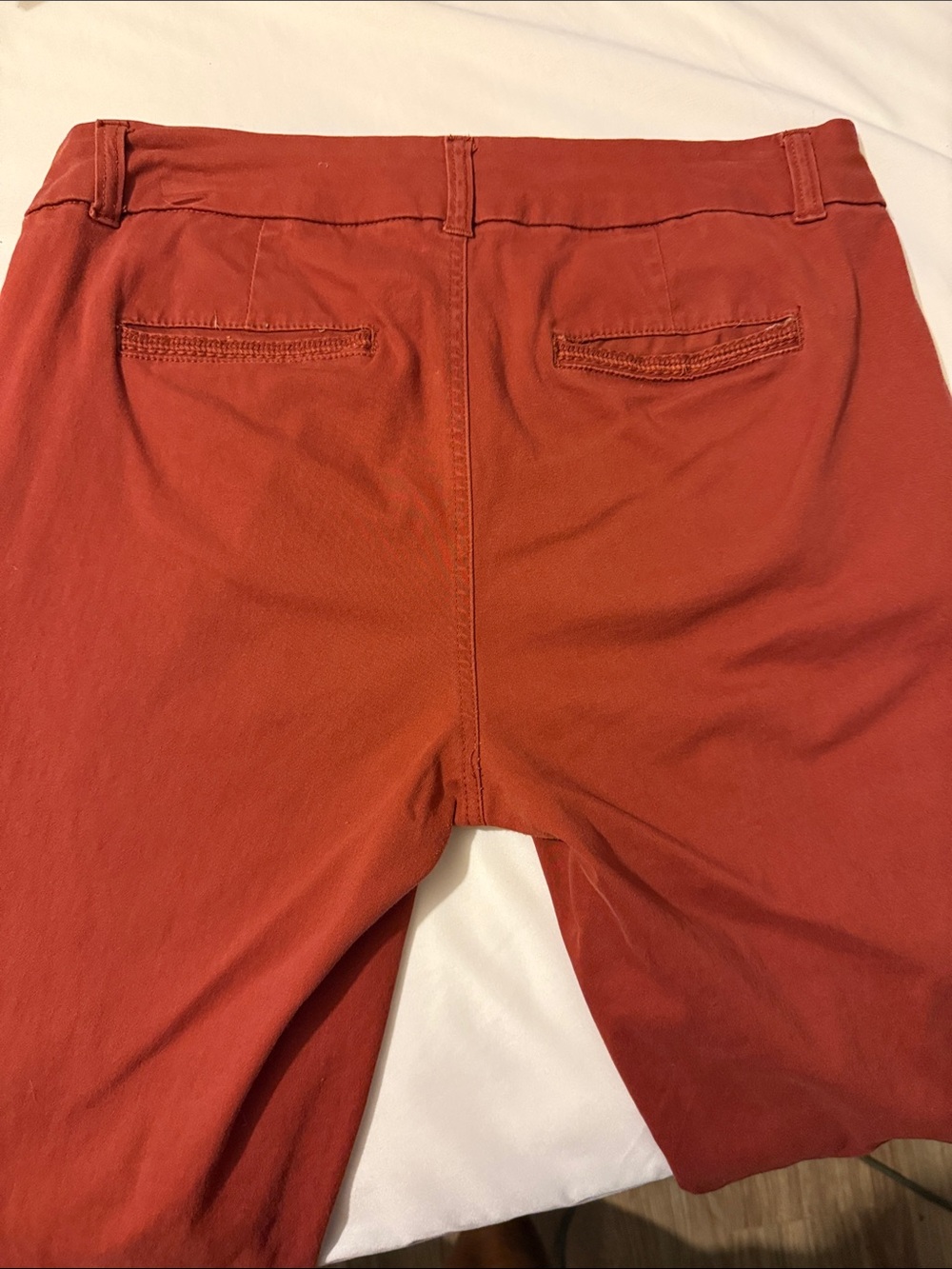 Rust-ish Straight-Leg Pants - Picture 2 of 4